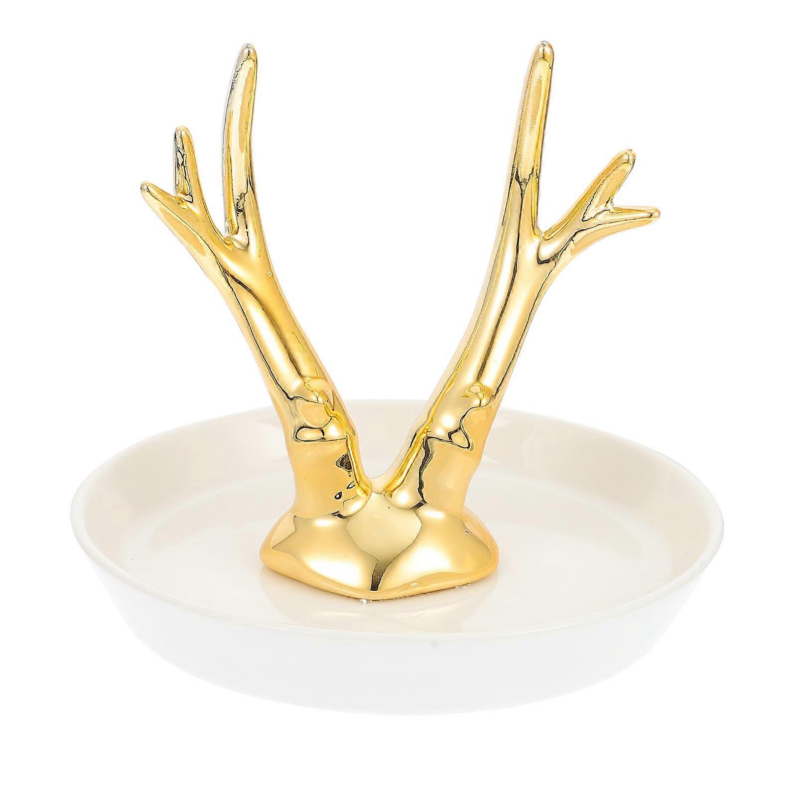 Decorative Ring Holder Ceramic Jewelry Tray for Storage 1Pcs