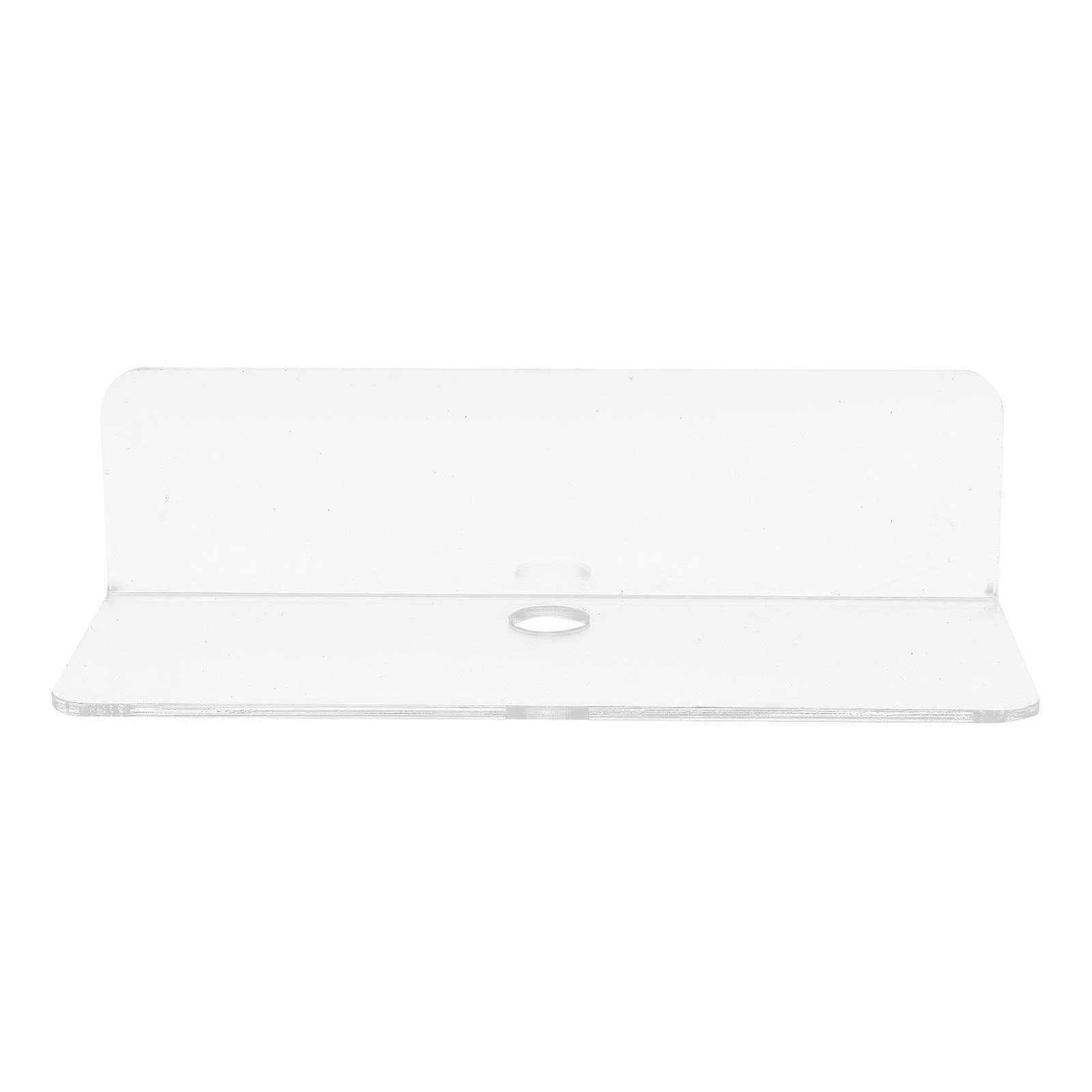 Acrylic Transparent Floating Wall Shelf for Storage Use with Easy Installation