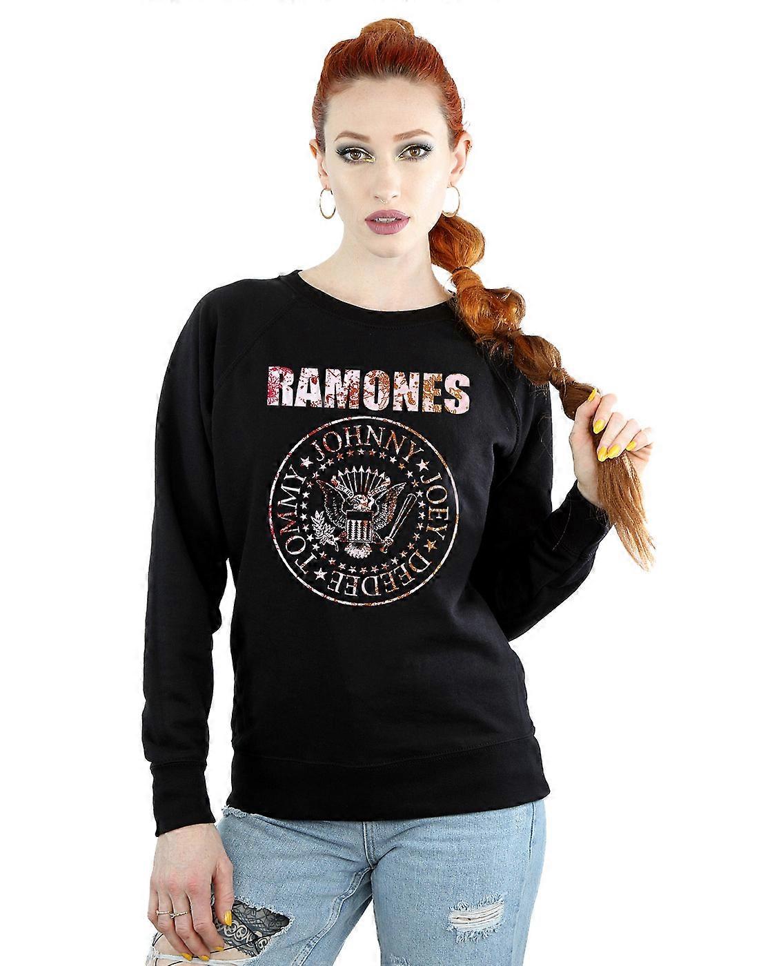Ramones Damen Blume Rose Sweatshirt