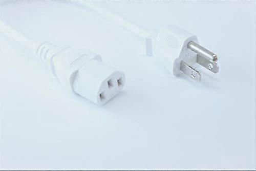 UL Certified White 8ft AC Power Cord for Ashdown AAA120, 5Year Replacement