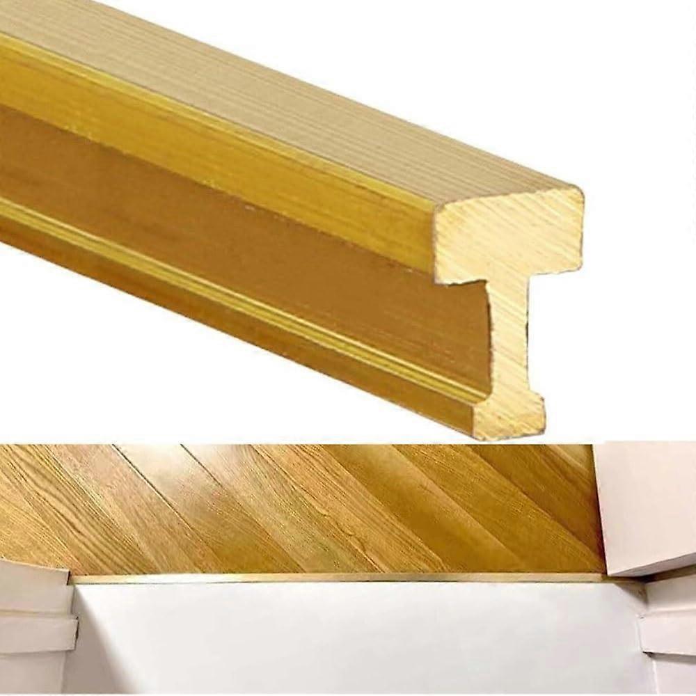Solid Brass Carpet to Tile Transition Strip  Heavy Duty Adjustable Floor Threshold for Seamless Edges
