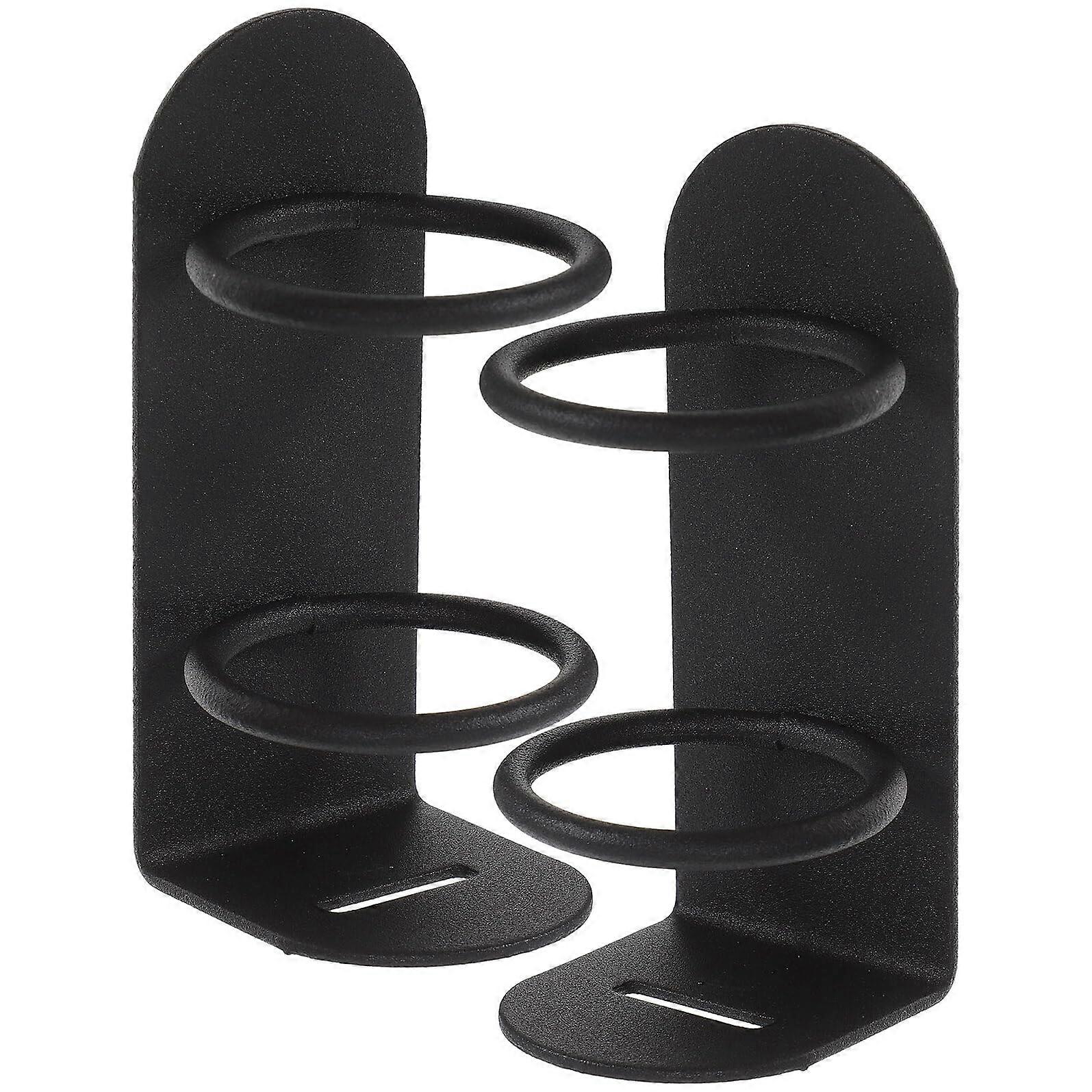 2pcs Wall Mounted Electric Toothbrush Holder with Strong Adhesive Space Saving Bathroom Organizer