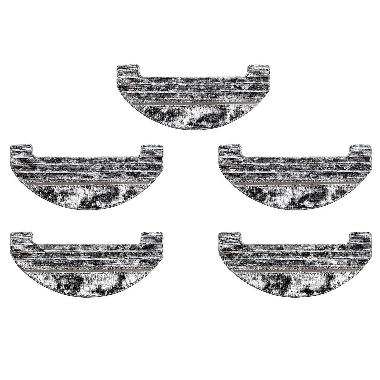 Mop Cloth Strong Water Locking Washable Reusable Microfiber Pads 5Pcs Replacement for Ultenic T10
