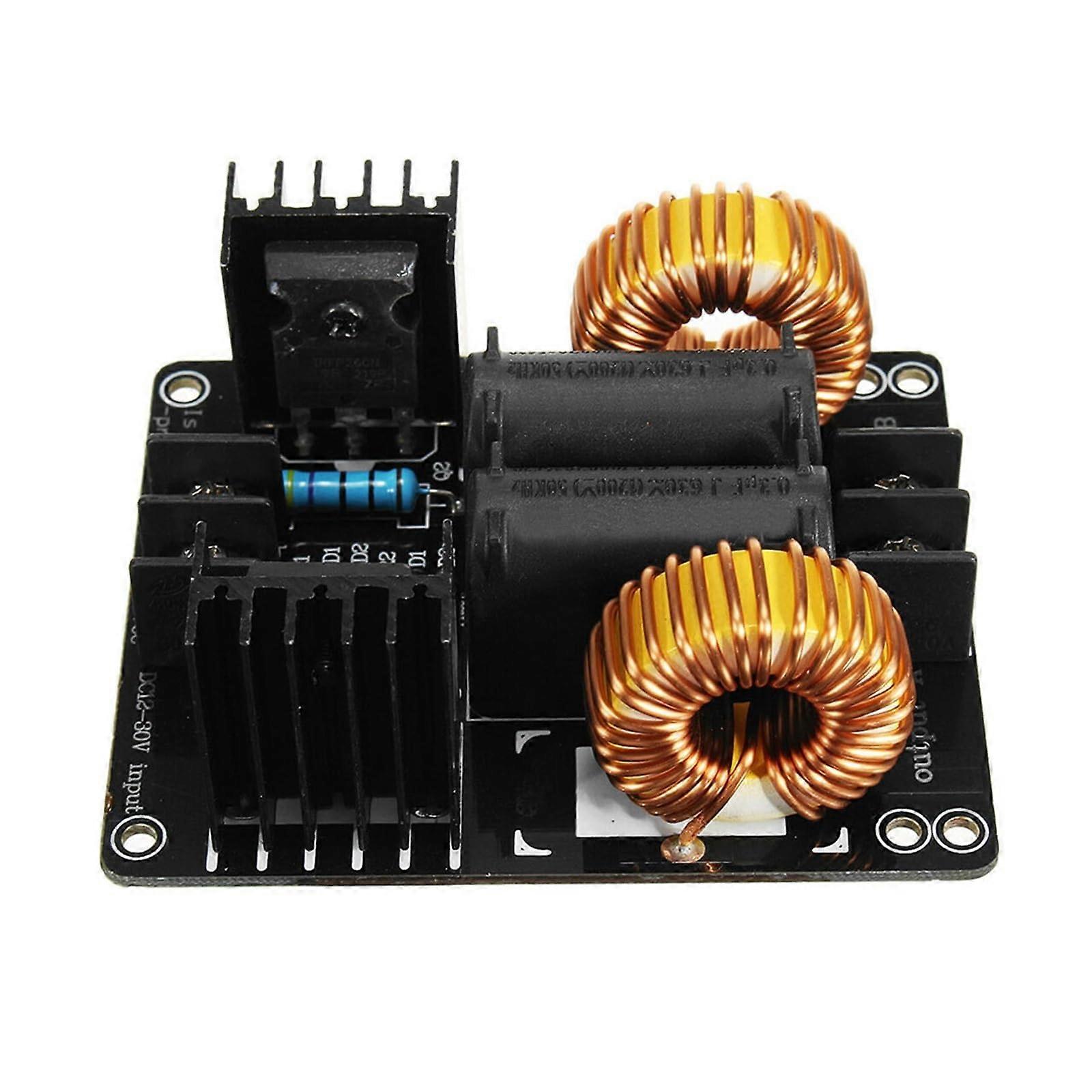 1000W ZVS Induction Heater with Coil, 20A Low Voltage Double Layer Board for DIY Heating