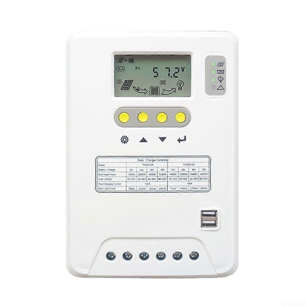 100A 24V Solar Charge Controller for Car with  Efficiency and MultiBattery Compatibility