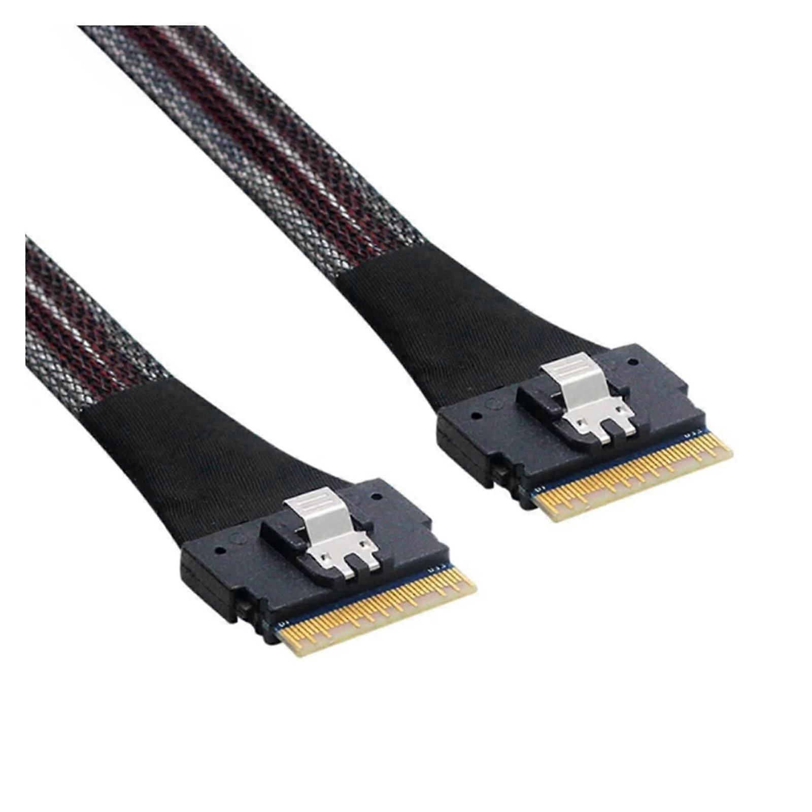 SlimSAS SFF8654 8X 74P Speed Server Cable 0.75m SpaceSaving Durable Design