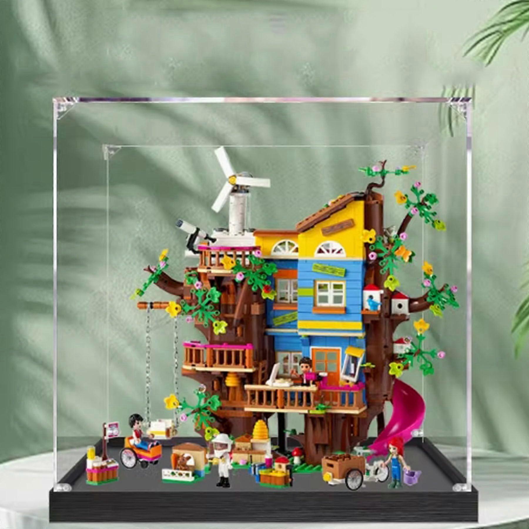 Acrylic Display Case with Thickened Base, Dustproof  Transparency Box for  41703 Friendship Tree