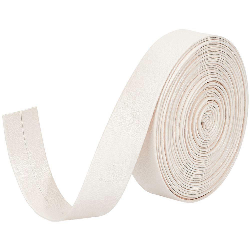 5M Folding PU Leather Flat Cord PeachPuff 20x1mm 5.47 Yards(5m)/bundle