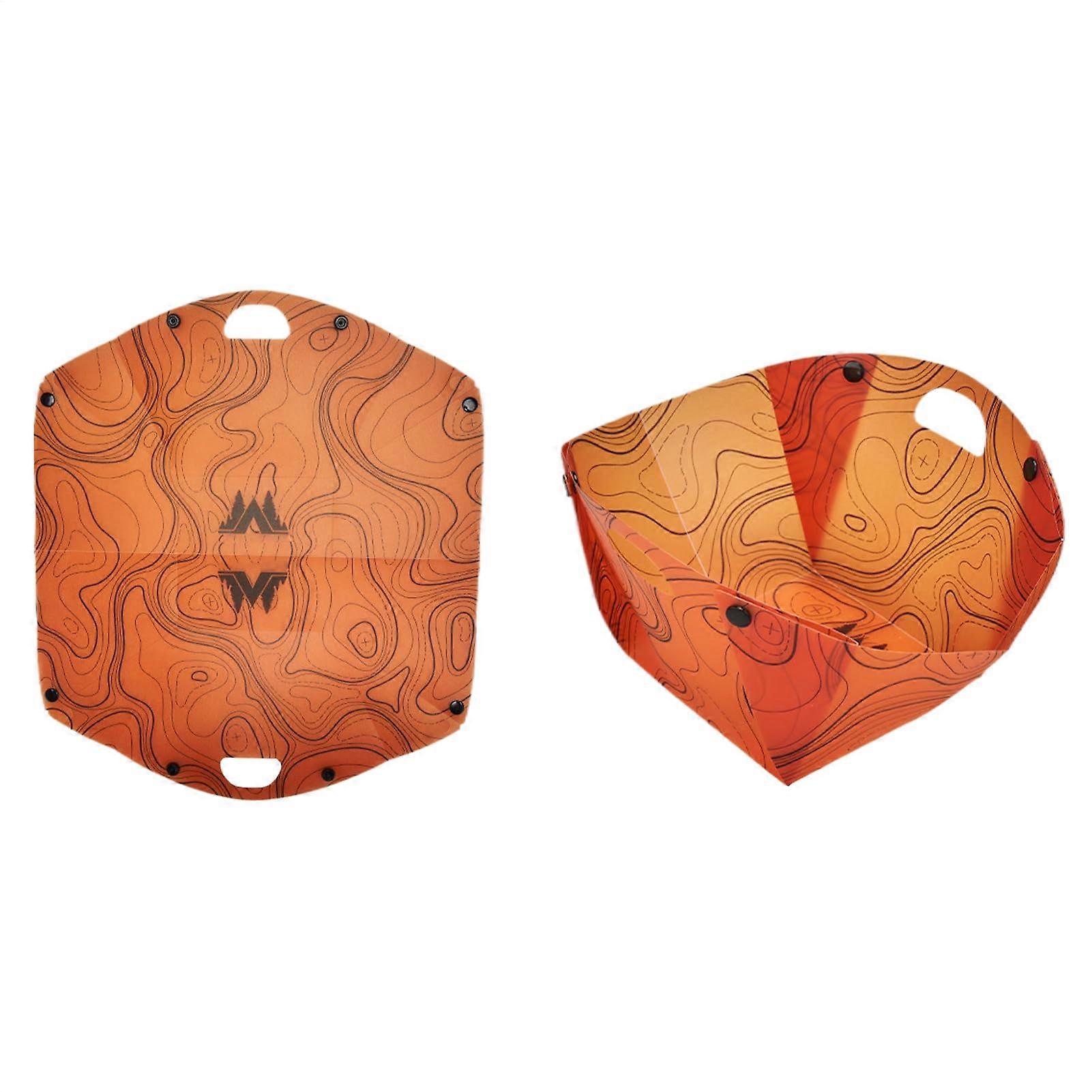 Foldable Camping Bowl Compact Easy Clean Portable Outdoor Tableware for Hiking Picnics Trips