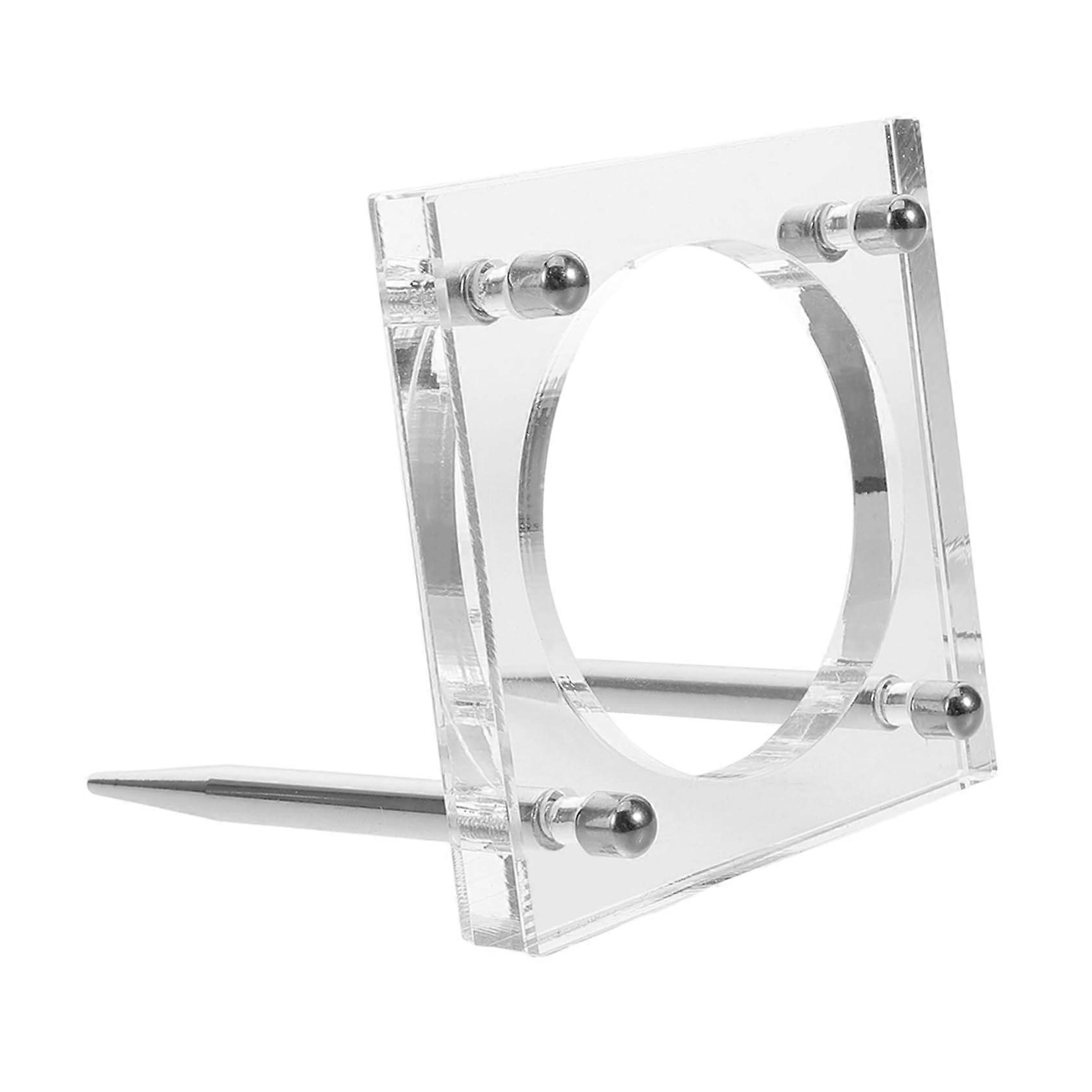 Coin Display Case with Elegant Design, Protective Sturdy Build for Single Commemorative Coin