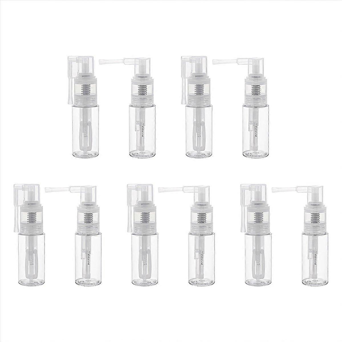 10 Pcs Glitter Duster Sprayer Transparent Craft Glitter -Bottle Empty Multi-Purpose Empty Plastic -B