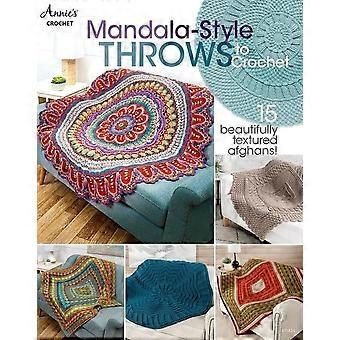 Mandala-Stil wirft zu häkeln: 15 schön strukturierte Afghanen!
