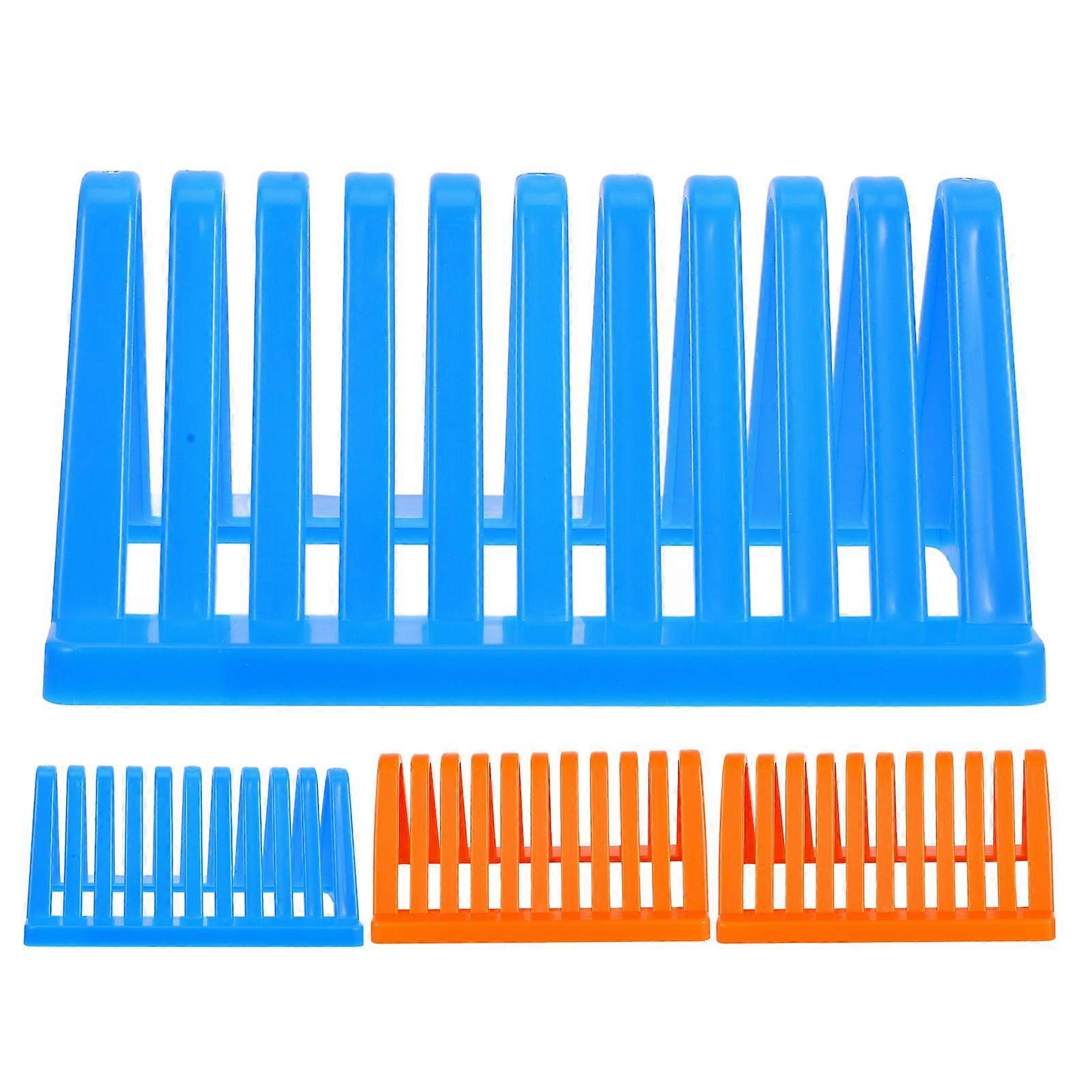 4pcs Triangular Microscope Slide Drying Rack - Microscope Glass Slides Holder - Lab Equipment Rack for Laboratory Sample Preparation