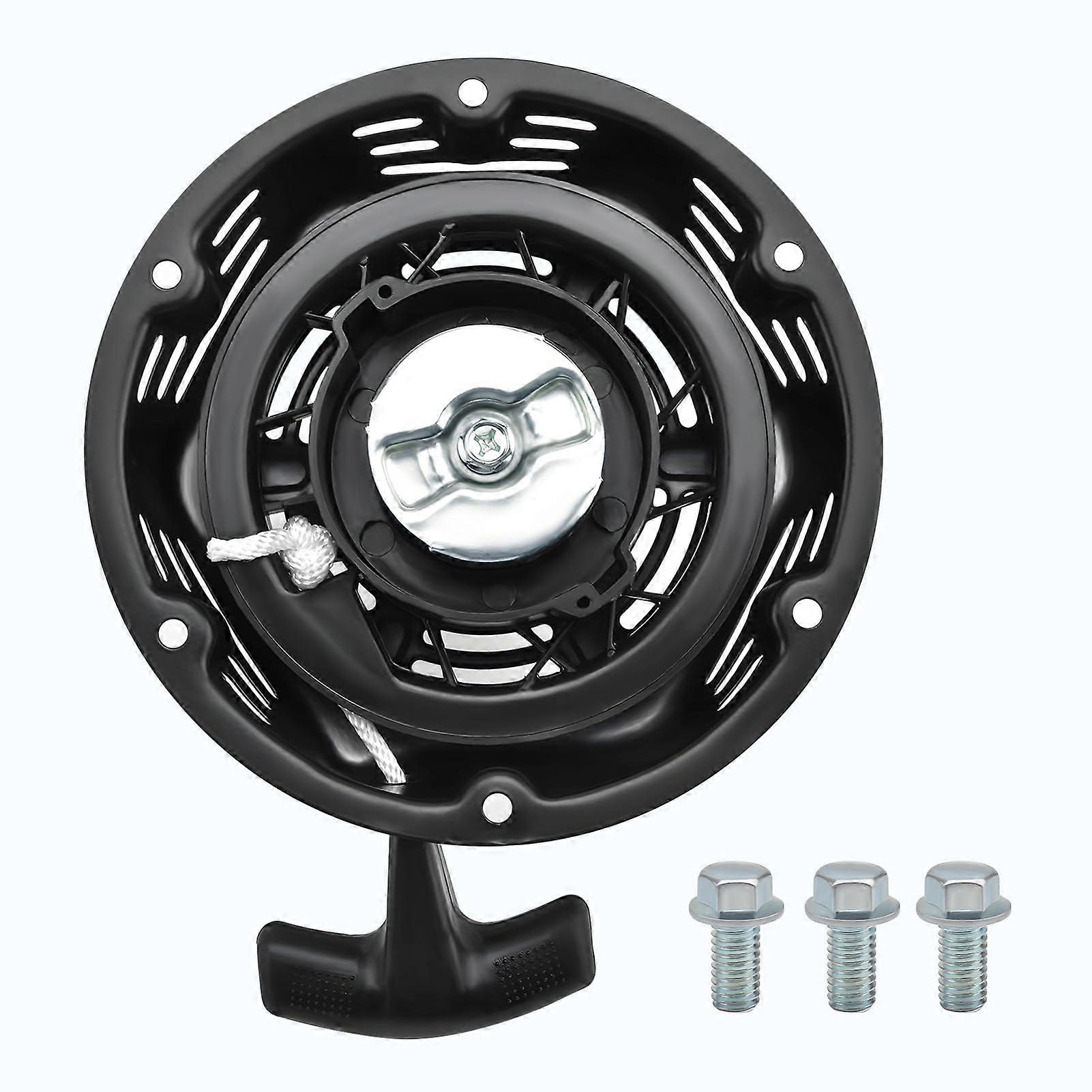 Recoil Starter Assembly with Durable Pull Cord Fits GX390 Predator 212cc Generator Replacement