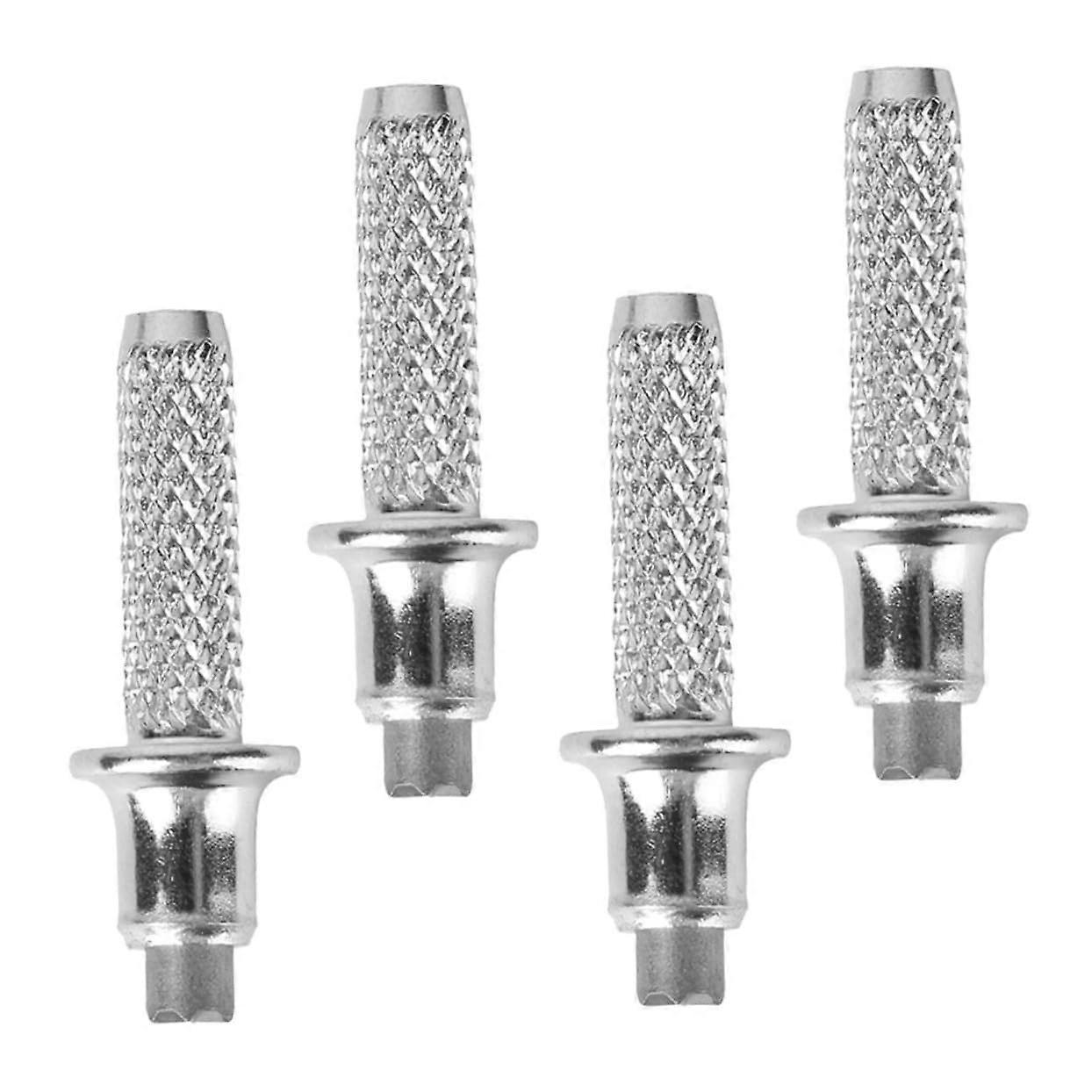 4pcs Metal Trekking Pole Replacement Tips for MultiTerrain Grip and Enhanced Stability