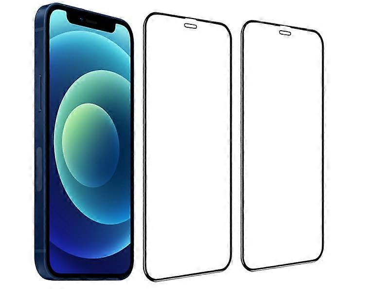 iPhone 12 Mini 2-pack Tempered Glass Full Coverage Screen Protector