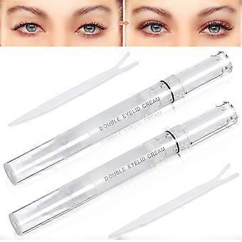 4 Sets  Double Eyelid Cream Double Eyelid Pen Glue Big Eye Shaping Cream