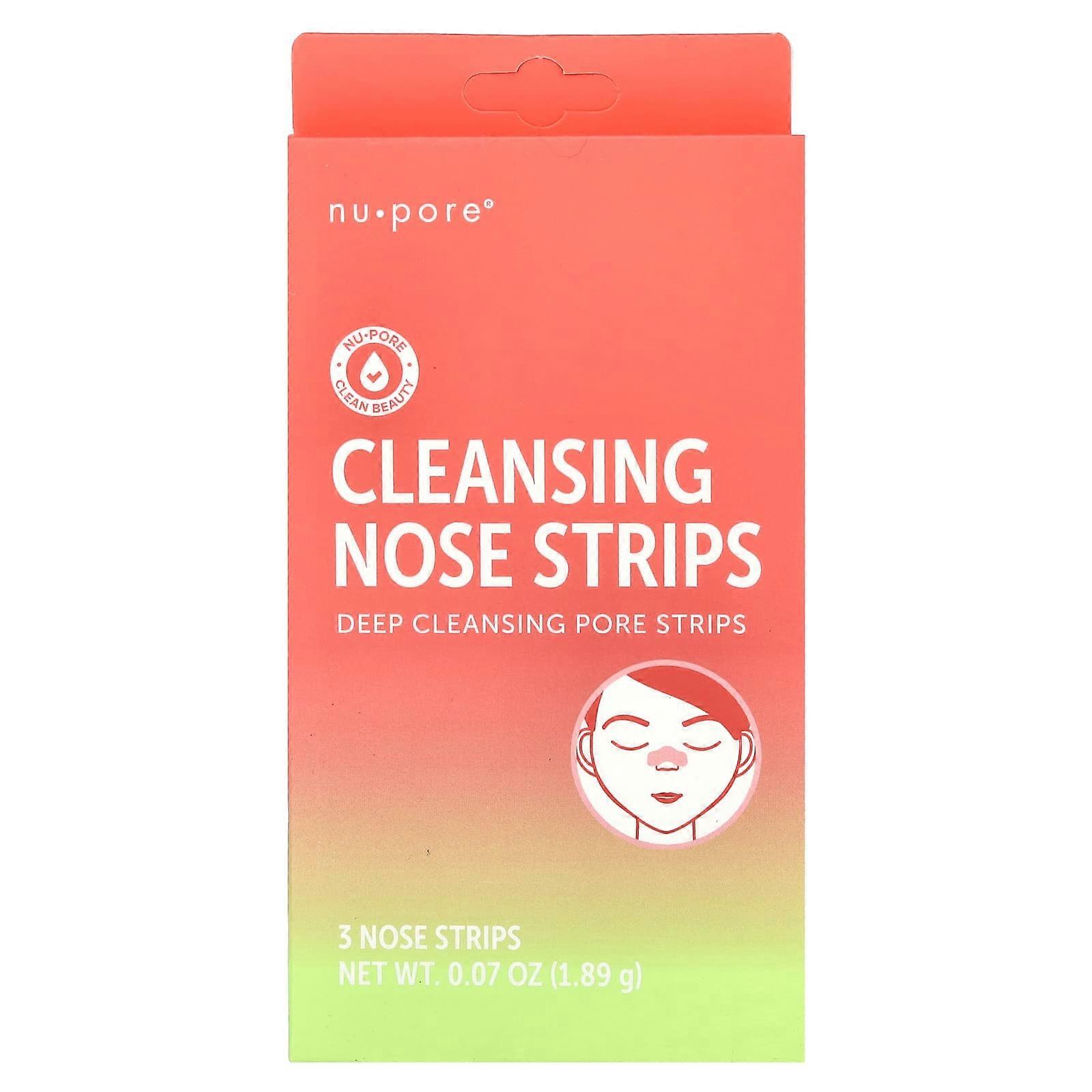 Nu-Pore, Cleansing Nose Strips, 3 Nose Strips
