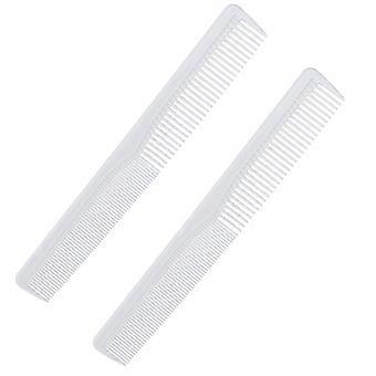 Antistatische plastic haarkammen voor haargebruik, 5 stuks, witte haarkammen