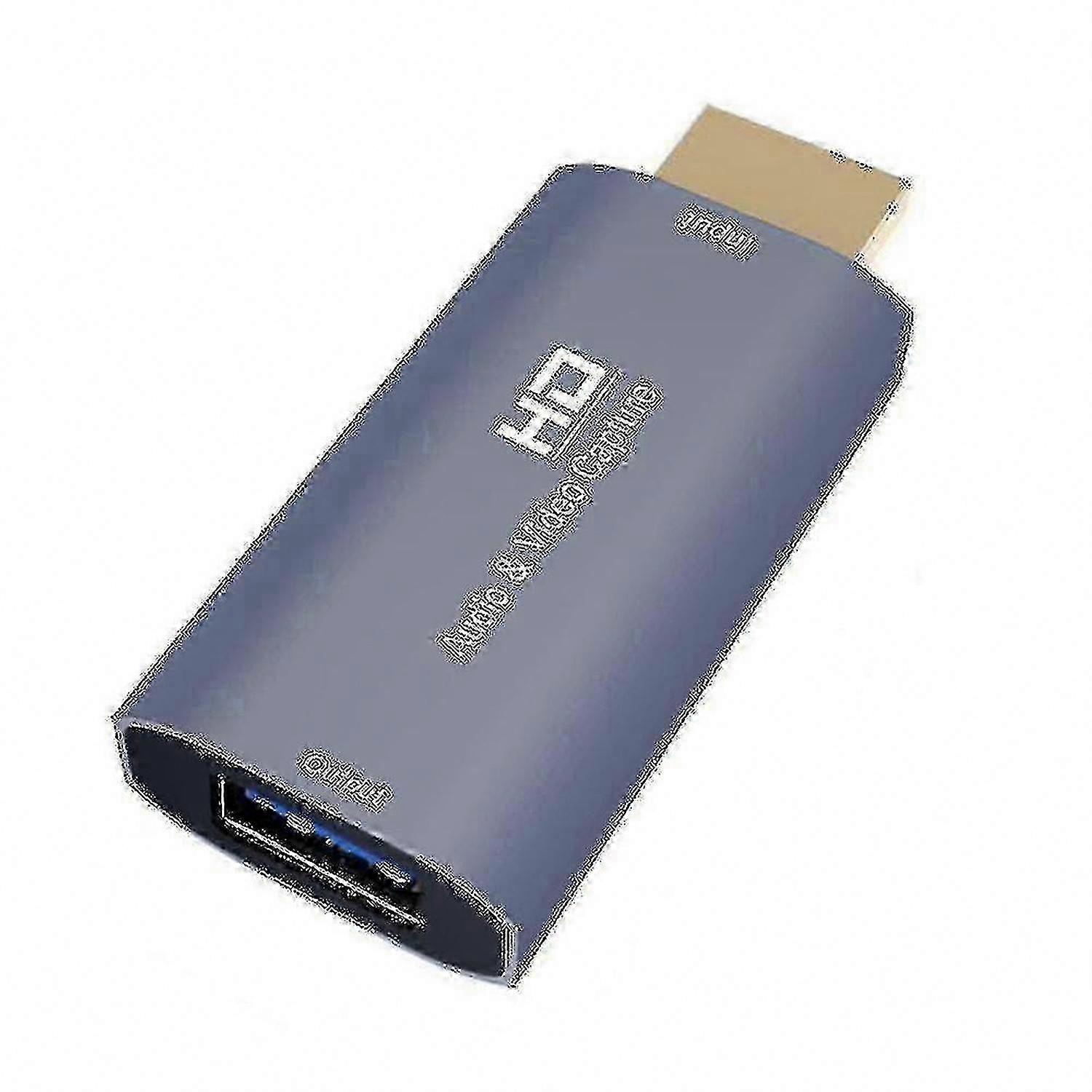 4K HDMI Capture Card with USB Interface for PC Streaming and Broadcasting
