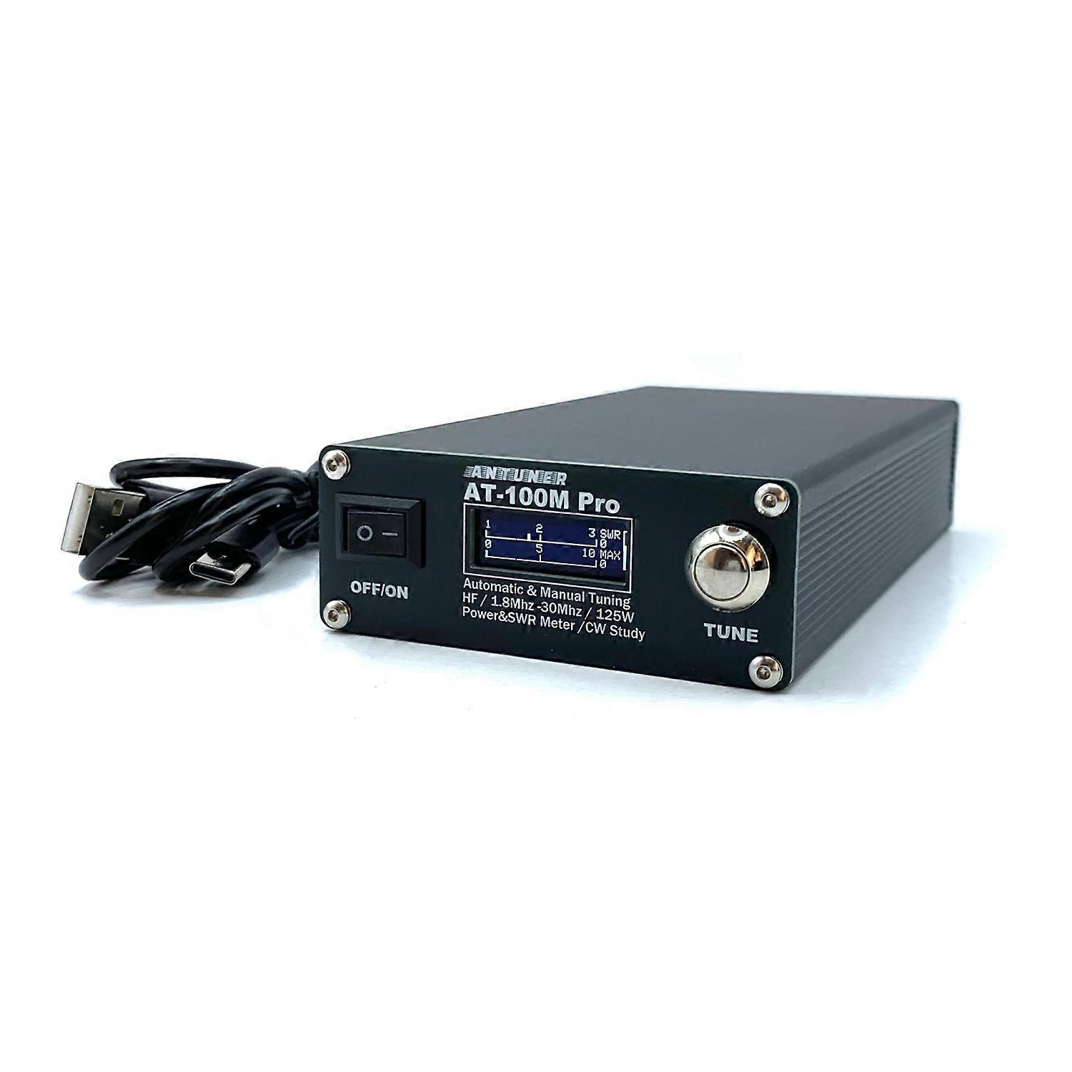 Antenna Tuner with Built-in /Power Meter / Practice Function compatible with Radio