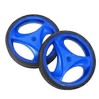 Ruedas de entrenamiento para bicicleta para niños, ruedas auxiliares azules de 12 pulgadas, soporte con luz intermitente para mayor seguridad y estabilidad al andar. 1 juego.