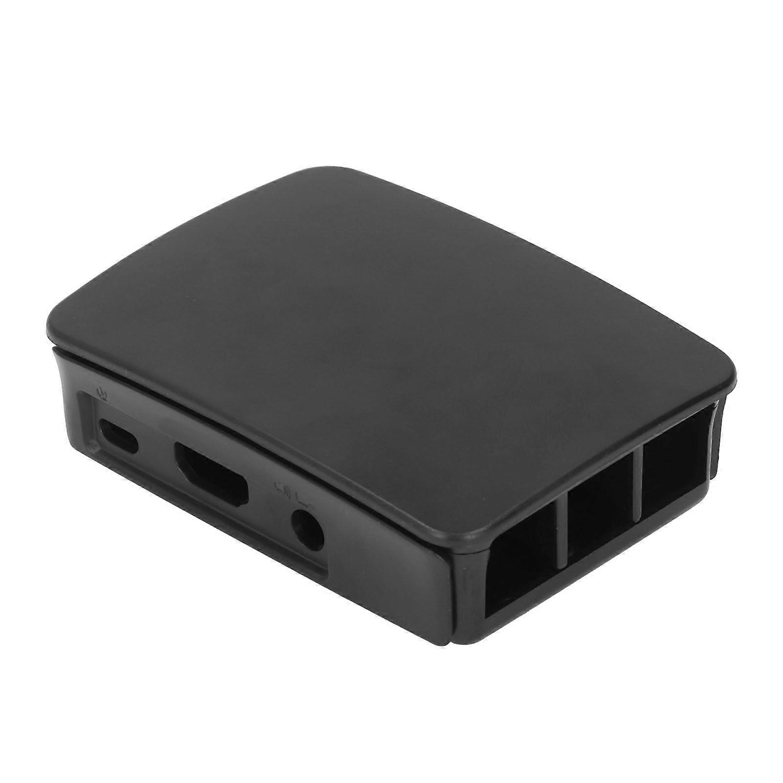 Micro Computer Enclosure Shell Case Box ABS All Ports Access for Raspberry Pi 3 B+ Black