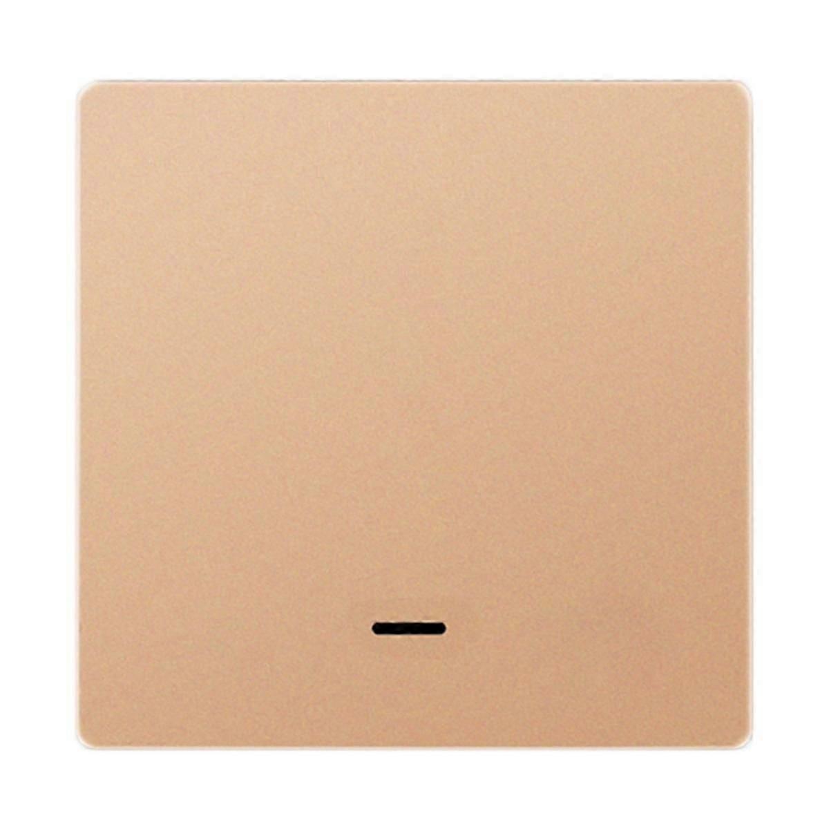 Tuya Zigbee Smart Switch Voice Intelligent Control Switch Single Zero Fire Line Universal 1 Switch Gold