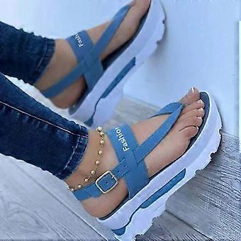 Women Sandals New Platform Sandals For Summer Wedges Shoes Women Platform Heels Sandalias Mujer Luxury Summer Flip FlopsCostume Shoes > Adult (unisex)