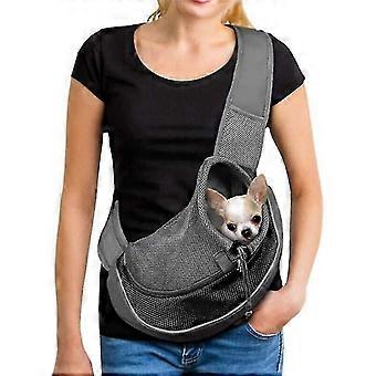 Portable Dog Carrier Bag Breathable Mesh Crossbody Bag For Dog And Cat Puppy Pet Shoulder Sling Adjustable Carrier Bag Travel Bag For Small Pets Dog,s