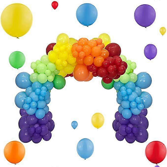 fargerik ballong krans bue kit