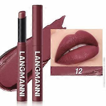 Matte Lipstick, Long Lasting Moisturizing Lipstick with Smooth Natural Finish, Easy to Apply Full Coverage Lip Color