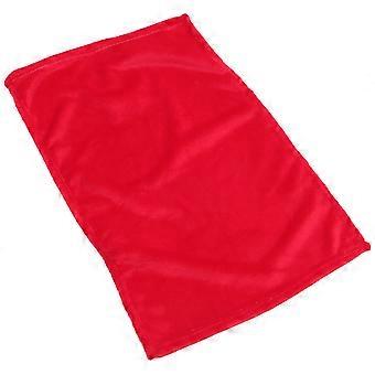 Fleece Pet Blanket for Warming Use Featuring Flannel Material Red