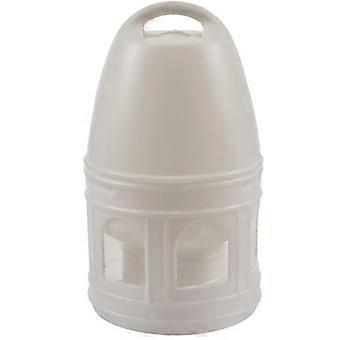 Detachable Pigeon Water Drinker, 3L Plastic Hanging Bird Water Dispenser with Handle, 29 x 17cm White