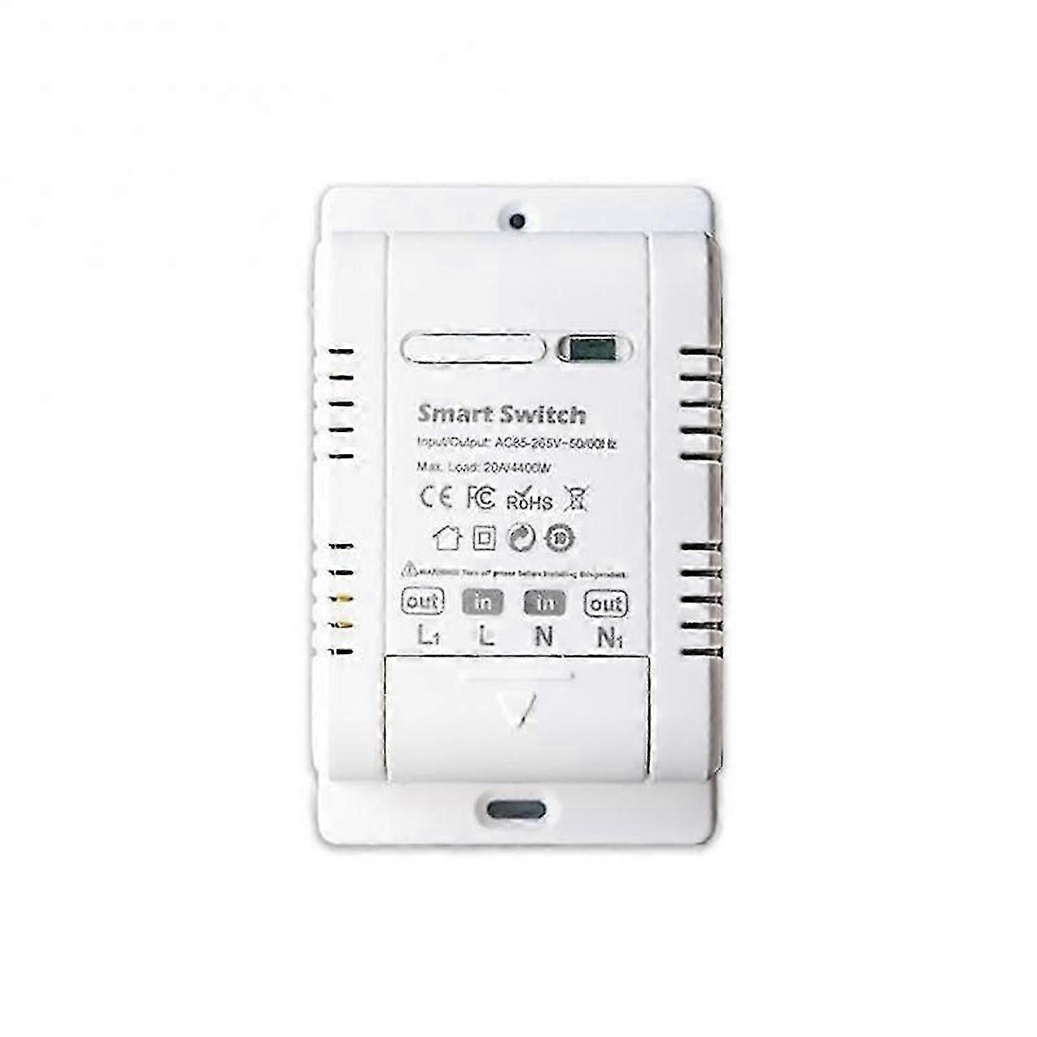 20A Tuya Smart Home Wifi Switch Wireless Smart Switch Timer Smart Life