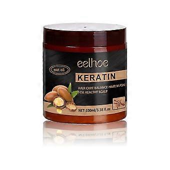 Nut Keratin Hårmaske: Reparerer kruset og tørt hår og efterlader det glat, blødt og næret. Ny ankomst