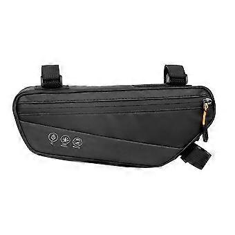 Bolsa triangular de bicicleta impermeable Bolsa de tubo delantero de cuadro de bicicleta Alforja de ciclismo de gran capacidad Accesorios de bolsa de embalaje