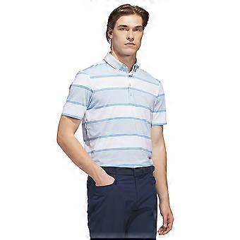 Polo adidas Golf Ultimate365+ Jumbo Stripe Climacool Stretch pour homme