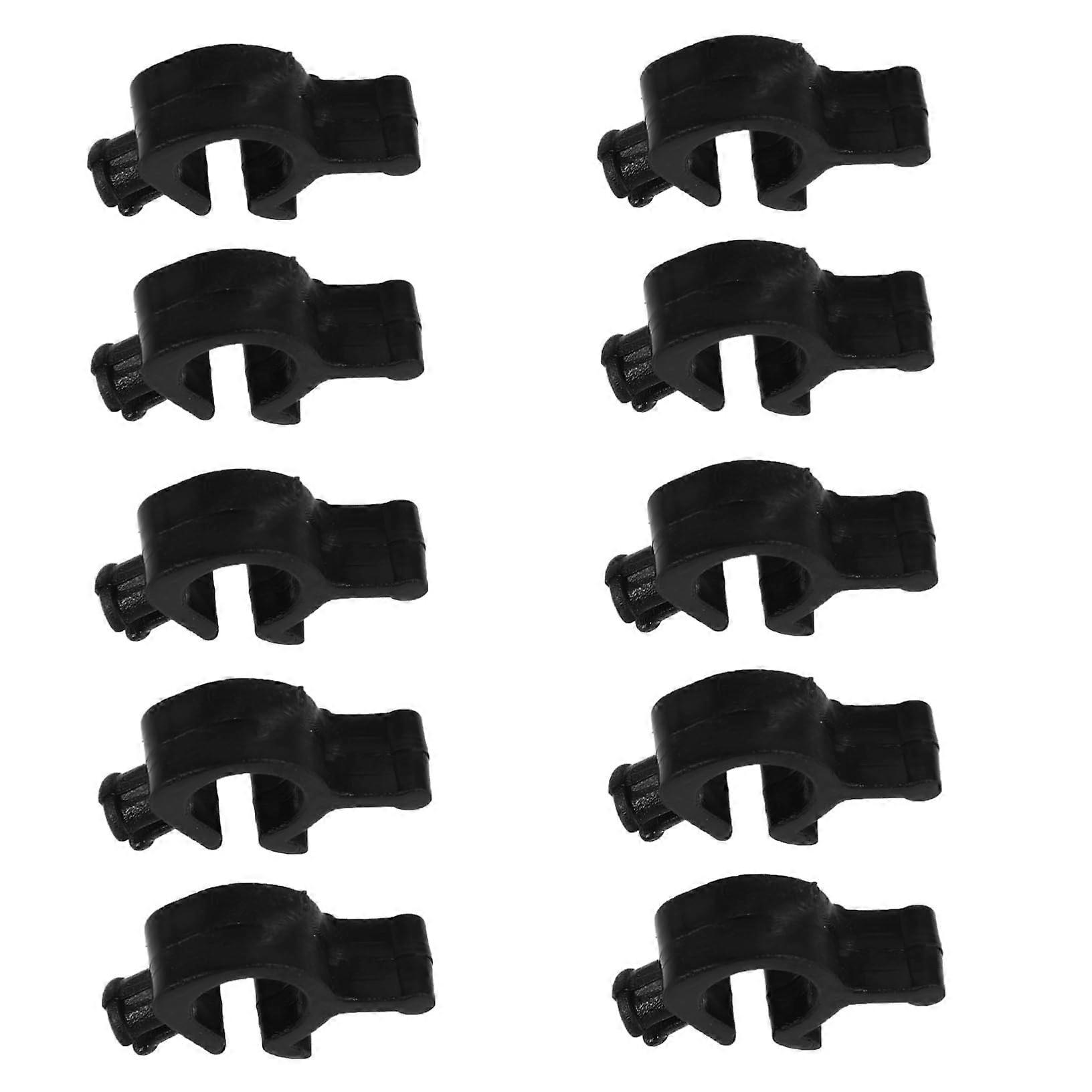 10pcs Mining Helmet Cable Clips for Headlamp Wires Secure Attachment Easy Install for Construction