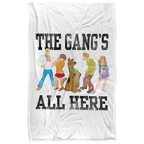 Scooby Doo The Gang's All Here Soft Touch Blanket