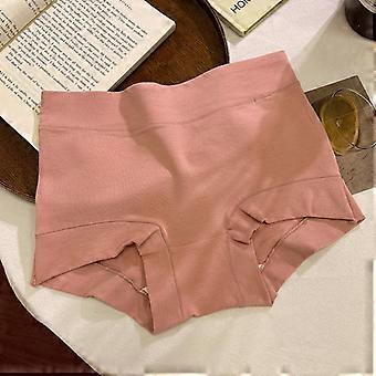 Women S Cotton Mid Waist Flat Briefs Comfortable Stretch Solid Color Underwear
