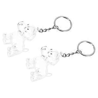 Transparent Dog Hair Keepsake Box for Pet Memorial with 4Pcs Set