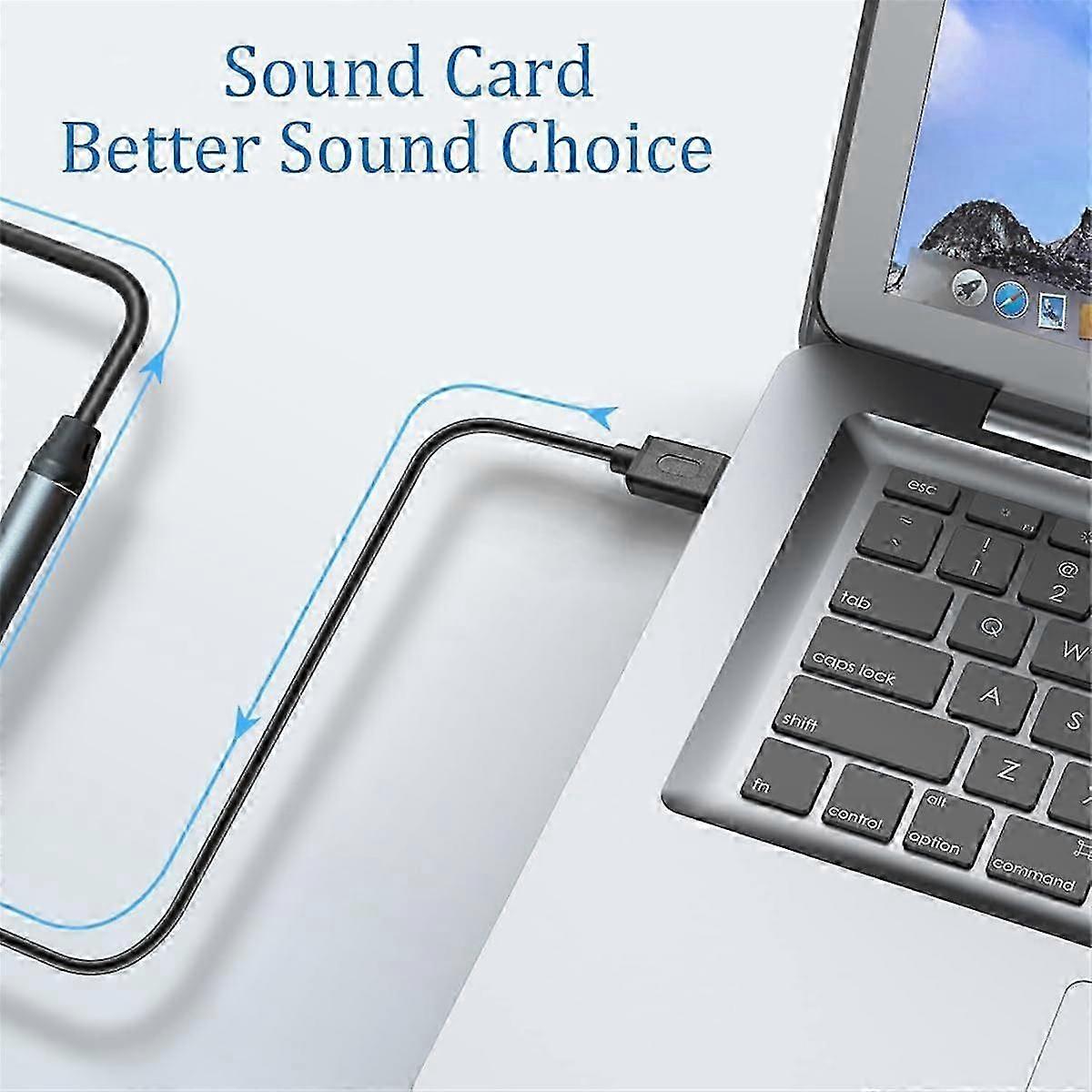 Fiber optic audio adapter for computer USB A to SPDIF
