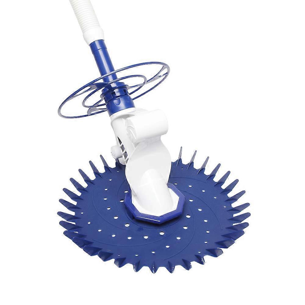 Automatic Pool Cleaner with WallClimbing Function, Low Noise, Durable Blue White Hose for Inground Pools