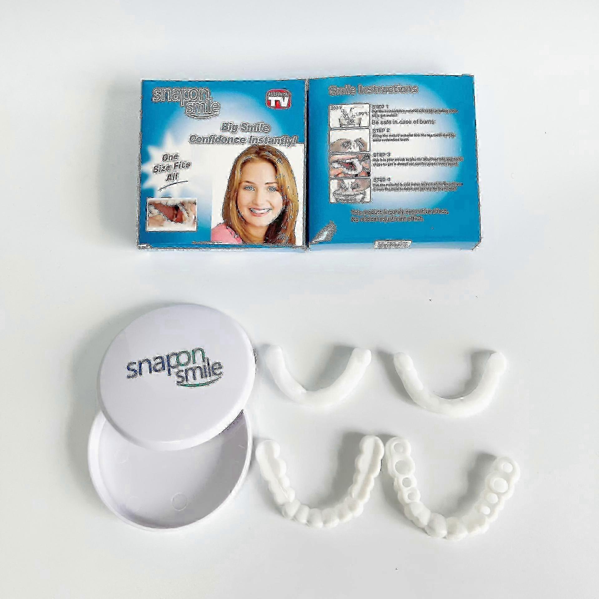Whitening Snap On Teeth Veneers Set