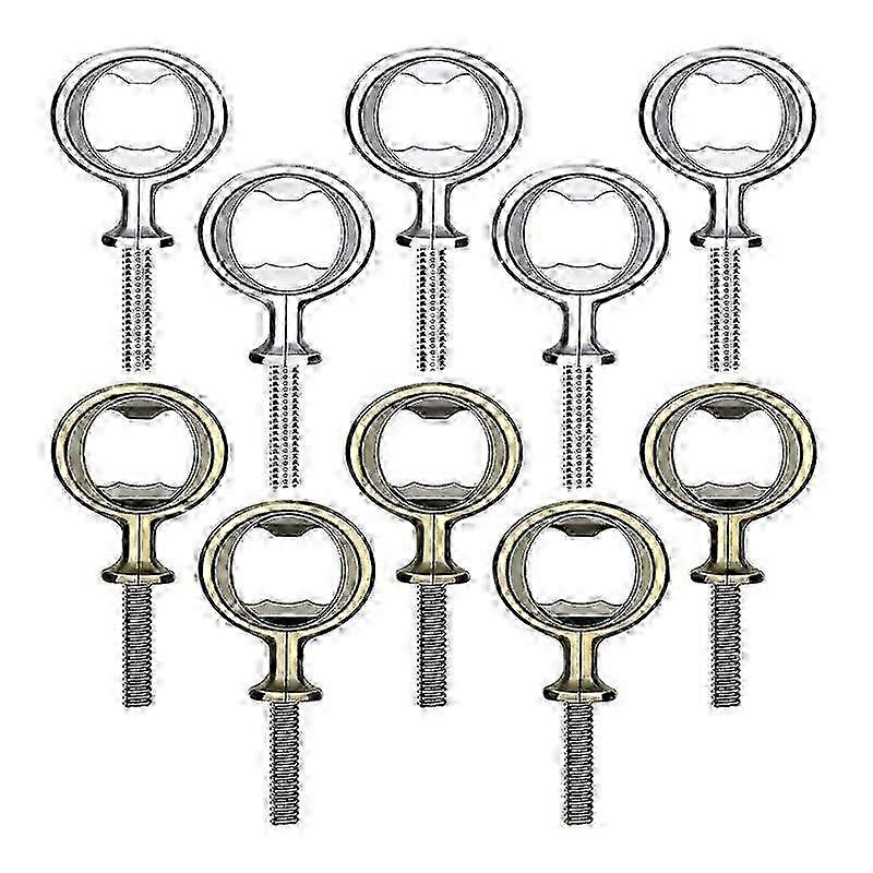 10Pcs Rust-Resistant DIY Bottle Openers