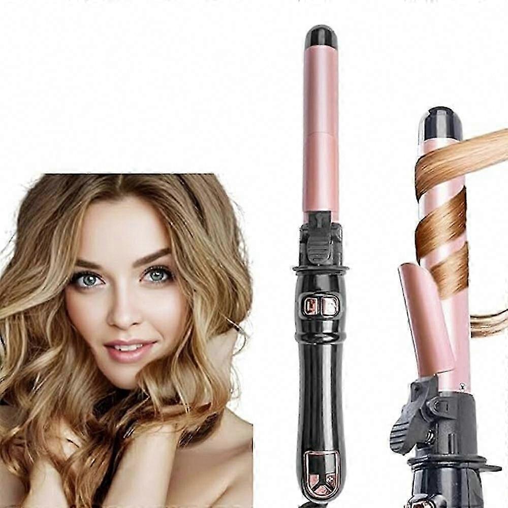 Professional Rotating Curling Iron Wand for Fast Heating Automatic Waves