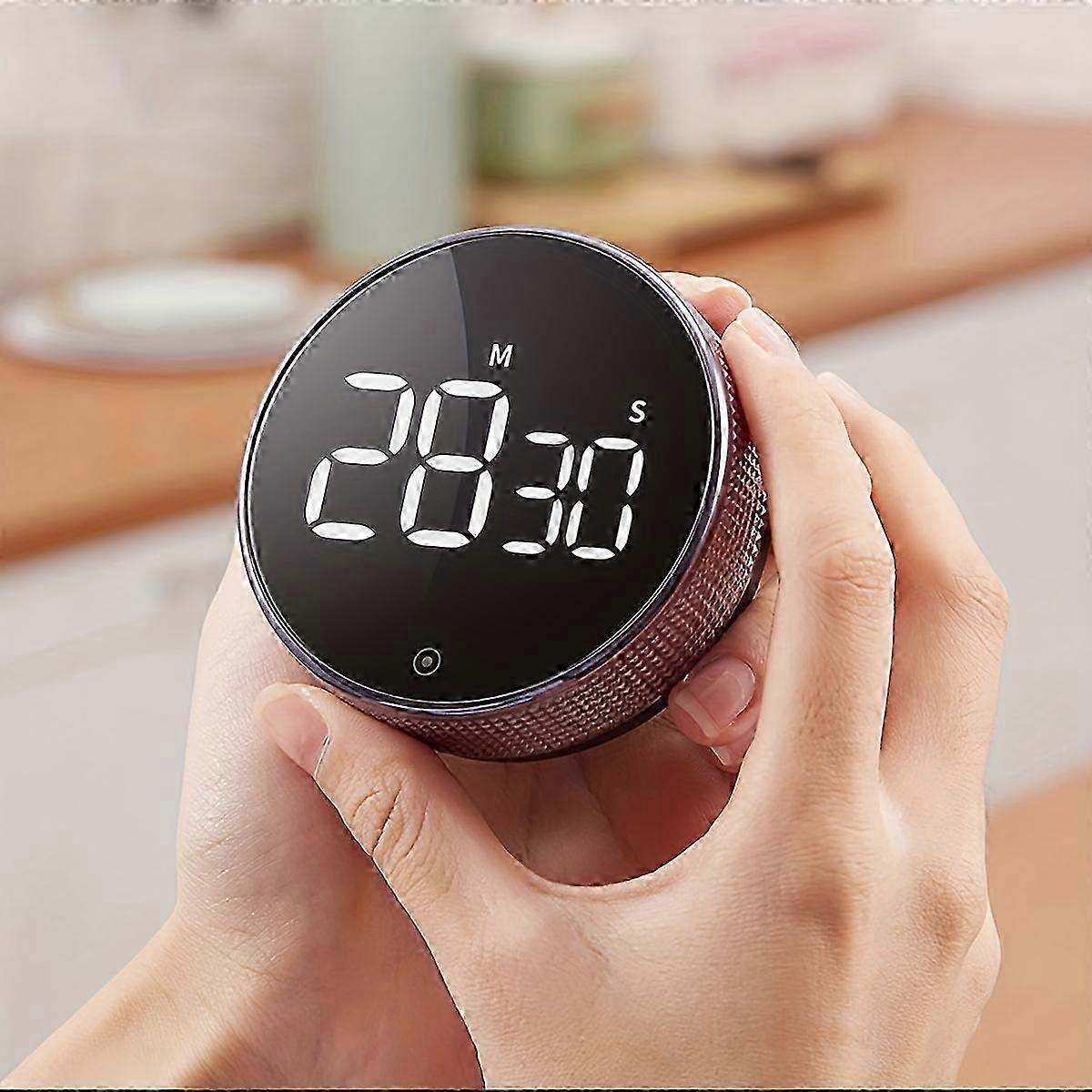 1pc Kitchen Gadget Multifunction Rotary Round Timer Countdown for Baking Time Manager