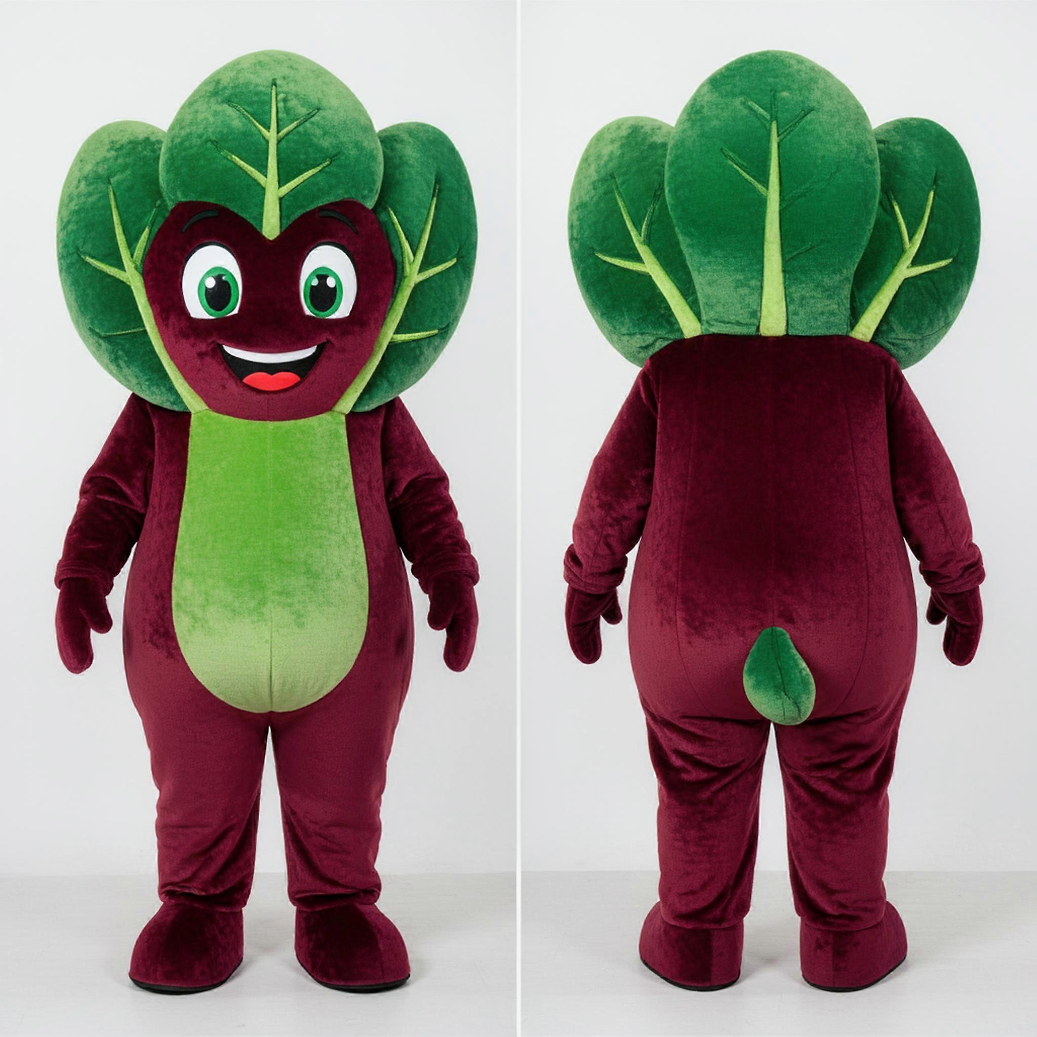 MASTICOT Velvety Maroon Leafy Spinach Mascot
