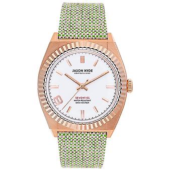 Jason Hyde otte Quartz analog kvinde ur med JH20011 tøj armbånd